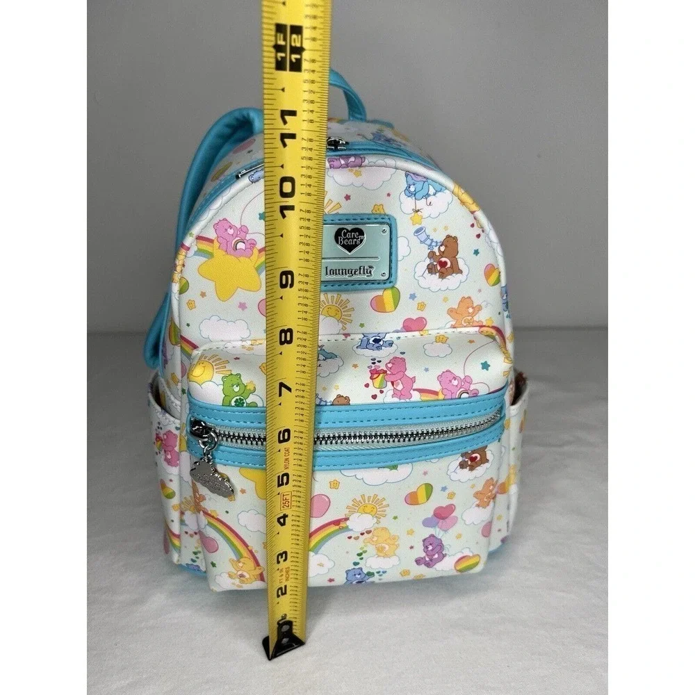 NWT Loungefly Care Bears Rainbow Colorful Mini Backpack